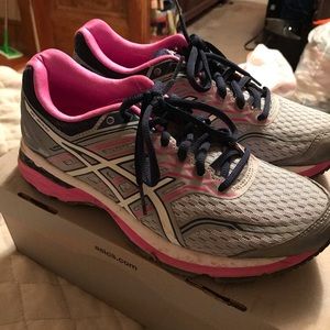 ASICS sneakers pink and purple